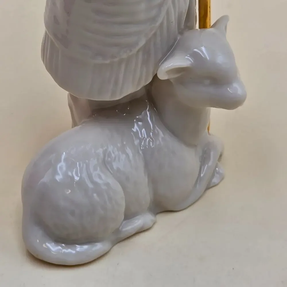 Lenox Shepherd with Staff China Jewels Nativity 6.5